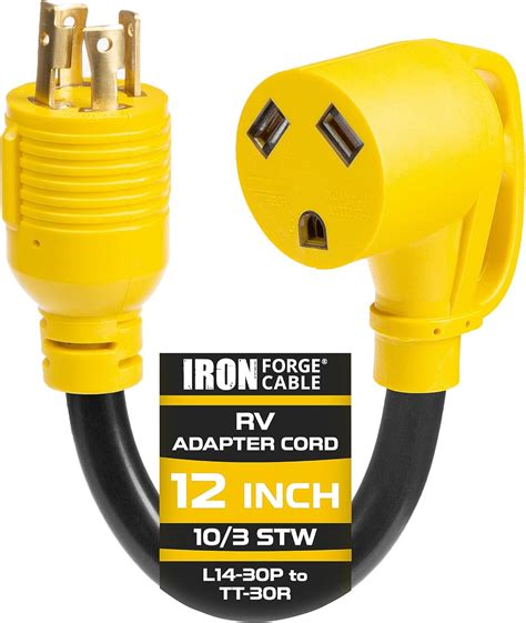 Amazon IRON FORGE CABLE Cable RV De 30 Amperios Macho De 30