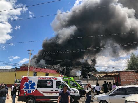 La Jornada Reportan Incendio En Recicladora De Pl Sticos En Ecatepec