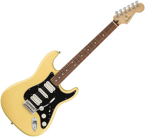 Fender Player Stratocaster HSH (MEX, PF) - buttercream Solid body electric guitar yellow