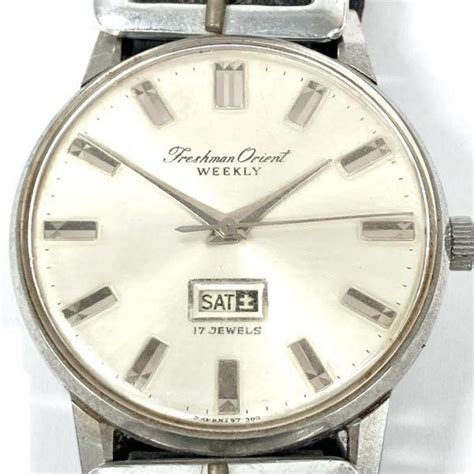 Yahoo!オークション - 仙101【稼働】ORIENT Freshman Orient 腕時計 手...