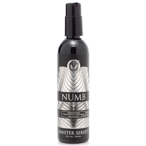 Master Series Numb Desensitising Water Based Lidocaine Lube Sexyland