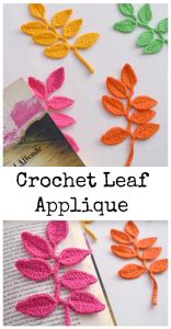 Crochet Leaf Applique - Crochet Ideas