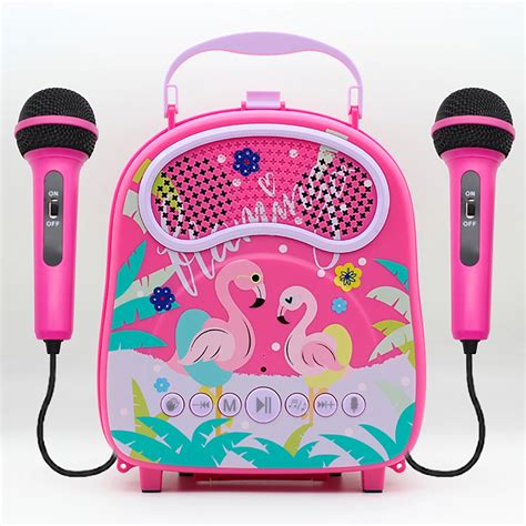 Laser Kids Portable Karaoke Machine Flamingo Target Australia