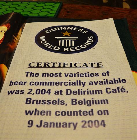 Delirium Caf Bruxelas A Maior Carta De Cerveja Do Mundo