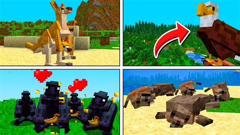 Novos Animais Selvagens Adicionados No Minecraft Alex S Mobs Mod