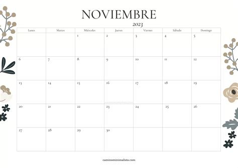 Calendario Para Imprimir Camino Minimalista Calendario Ideas