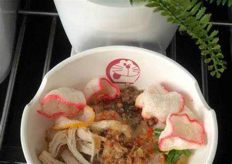 resep bubur ayam ala abang gerobak pinggir jalan oleh nana cookpad
