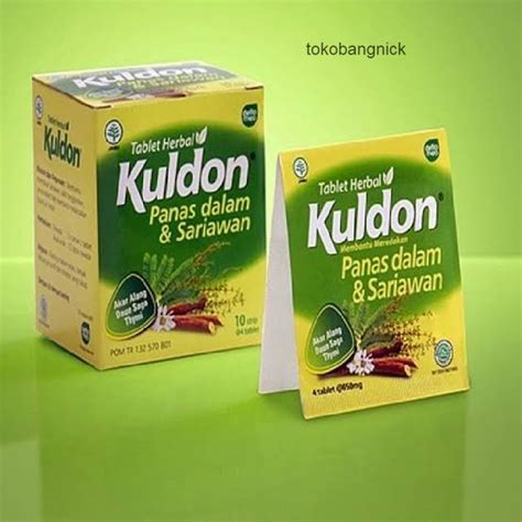 Jual Kuldon Tablet Herbal Panas Dalam Dan Sariawan 1 Box 10 Strip