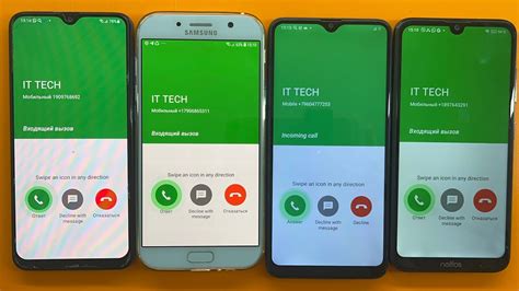 Four Incoming Calls Lg On Samsung Galaxy A A S A Neffos Youtube