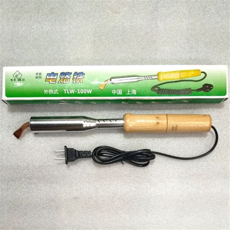 Jual Solder Listrik Watt Alat Patri Gagang Kayu Soldering Iron