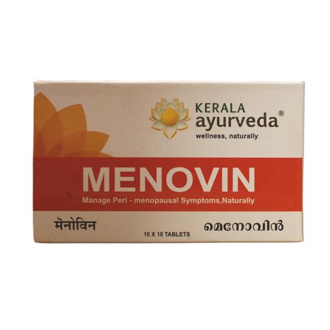 Buy Kerala Ayurveda Menovin Tablet - 100 Tablets Online at Best Price ...