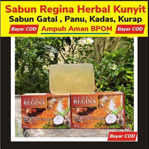 Jual SABUN HERBAL REGINA KUNYIT SABUN REGINA HERBAL SABUN GATAL KULIT