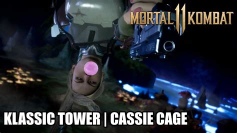 Mortal Kombat 11 Klassic Tower Cassie Cage Nintendo Switch Youtube