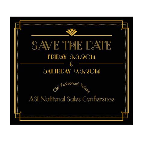 Great Gatsby invitation on Behance