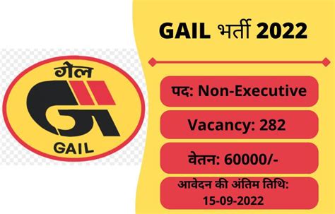 GAIL Recruitment 2022 Apply Now For Non Executive Posts How To Apply