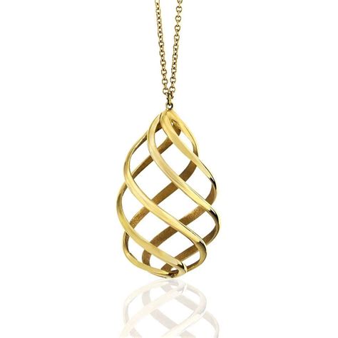 Tiffany And Co Paloma Picasso Venezia Luce Gold Spiral Necklace At