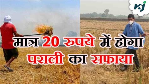 Stubble Burning मात्र 20 रुपये में खाद बन जाएगी पराली जलाने का झंझट