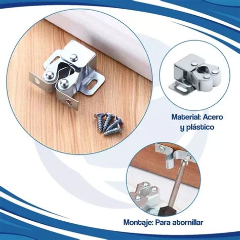 Reten A Rodillo Tipo Mini Latch Zinc Resorte Puerta Mueble En Venta