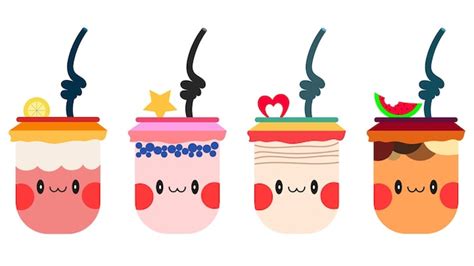 Premium Vector Cute Juice Character