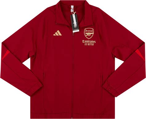 2023 24 Arsenal Adidas Pre Match Jacket NEW