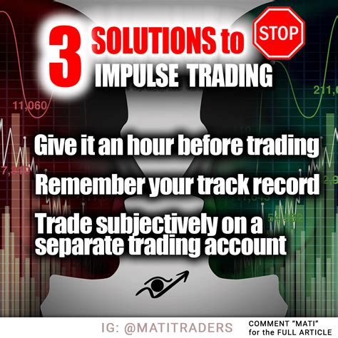 3 Solutions to Impulse Trading. Follow for more of the best Trading memes, lessons and tips on ...