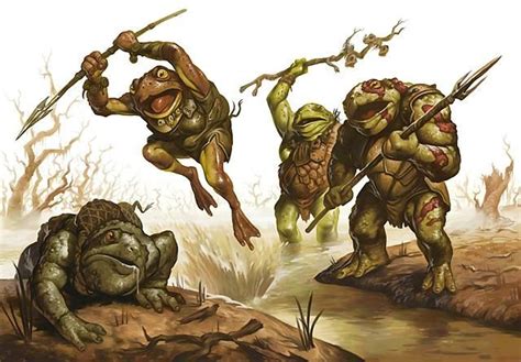 Bullywug (3.5e Race) - D&D Wiki | Fantasy monster, Fantasy creatures ...