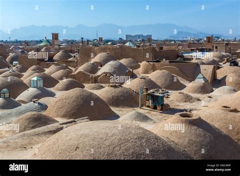 Small Domes One The Roofs Of Bazaar In Yazd Capital Of Yazd Province