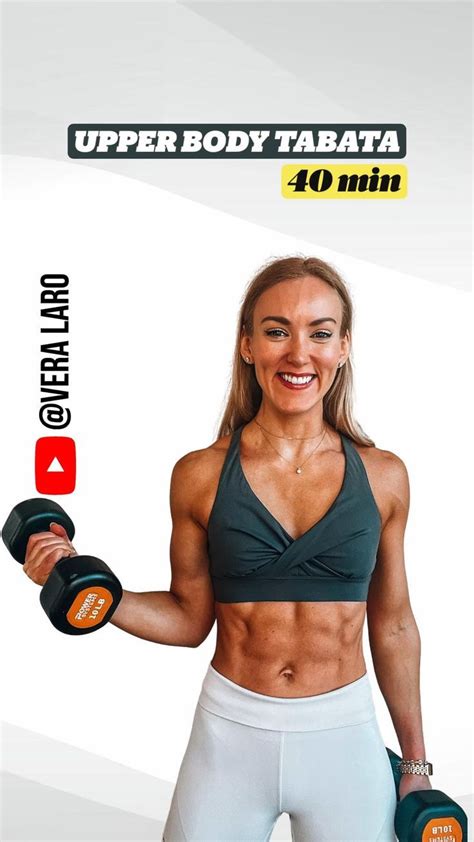 UPPER BODY TABATA YouTube Vera LaRo In 2022 Shoulder Workout