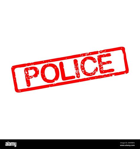Rubber stamp with text police Stock Photo - Alamy