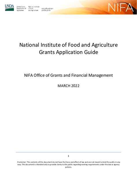 Fillable Online Apply07 Grants Nifa Rancher Usda GovNIFA 22 001 NIFA