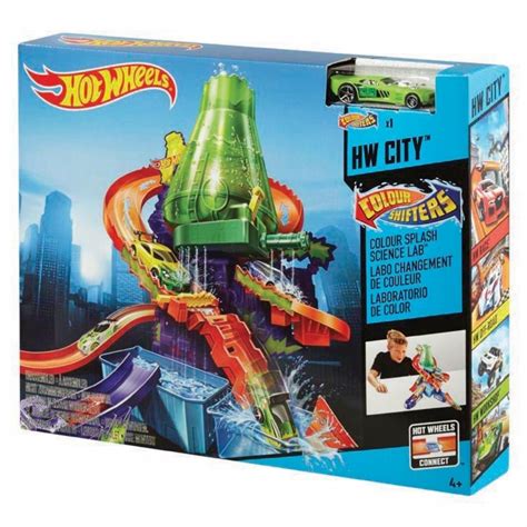 Hot Wheels Renk Değiştiren Araçlar Çılgın Laboratuvar Oyun Seti CCP76 Hot Wheels Araçlar
