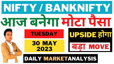 Nifty Bank Nifty Prediction Tomorrow Intraday Market Analysis 30 May