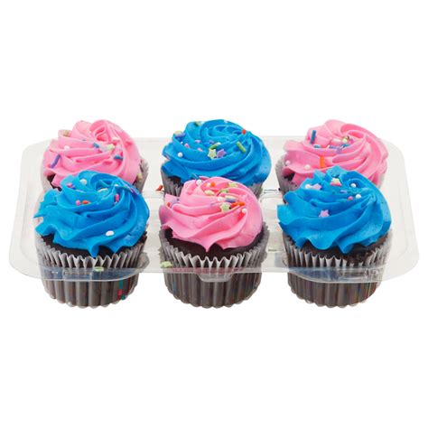 Save on Food Lion Bakery Cupcakes Traditional Chocolate Vanilla - 6 ct ...