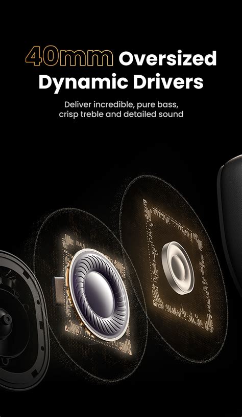 UGREEN HiTune Max5c Hybrid Active Noise-Cancelling Headphones Hi-Res ...