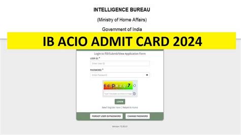 Ib Acio Admit Card 2024 Release Date Celene Marylee