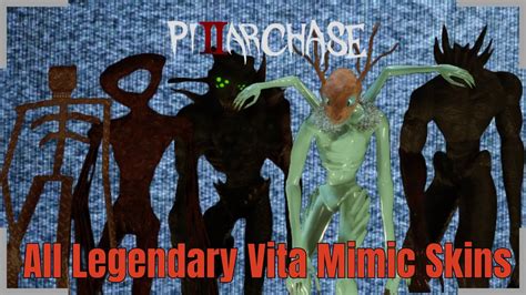 Showcasing Every Single Legendary Vita Mimic Skin In Roblox Pillar