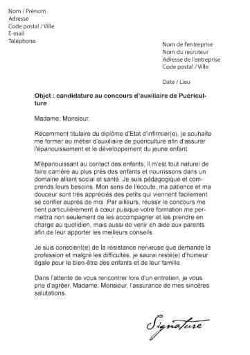 Titre Modèles de Lettres de Motivation pour Concours et Débutants en