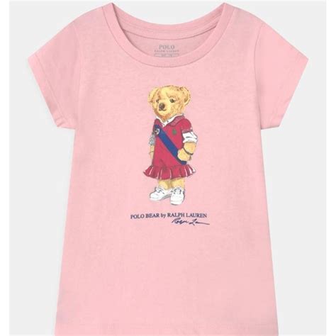 ORIGINAL RALPH LAUREN BIG POLO BEAR PRINTED WOMEN S T SHIRT Branded