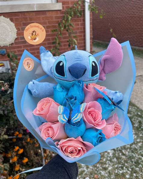 Snitch Ramos Lilo And Stitch Toys Romantic Birthday Gifts Flowers