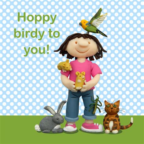 Hoppy Birdy To You Childrens Birthday Card Cards Love Kates