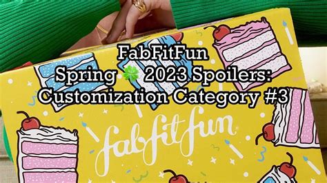 Fabfitfun Spring Spoilers Customization Category Beautyamab