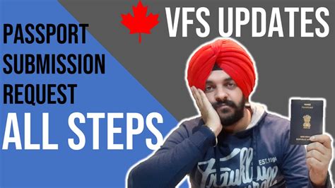 PPR Request Canada All Steps Passport Submission 2 Way Courier