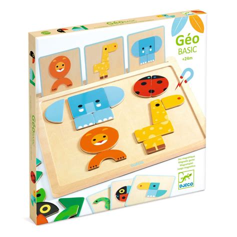 New Geo Basic Gioco Magnetico Anni Djeco Il Gatto Blu