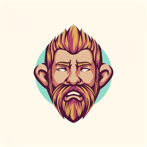 Premium Vector Face Character Logo