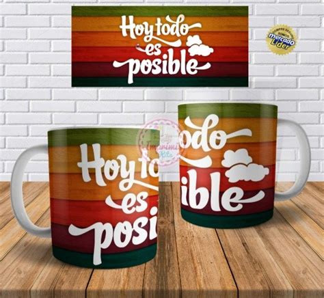 Plantillas Tazas Frases Positivas Dise Os Mockup Sublimar Imprimikits