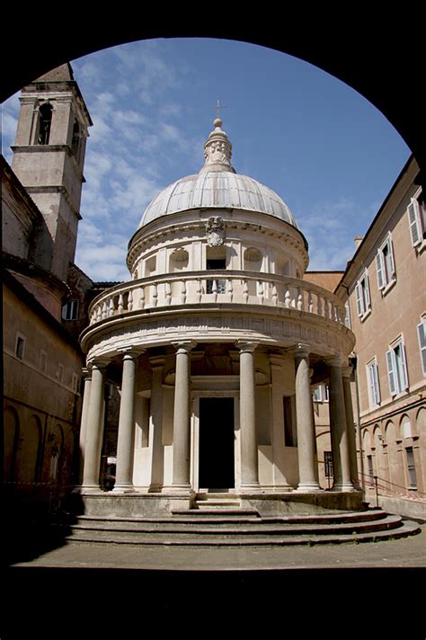 Lomaggio Di Raffaello Allamico Bramante Il Tempietto Di San Pietro