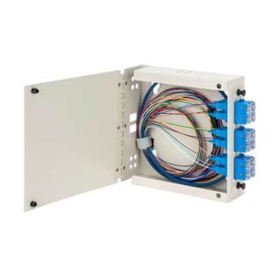 FLX 12 S TM Splice And Termination Fiber Optic Wall Mount Enclosure