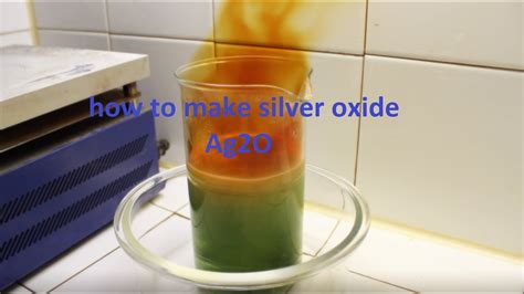 How To Make Silver Oxide Youtube