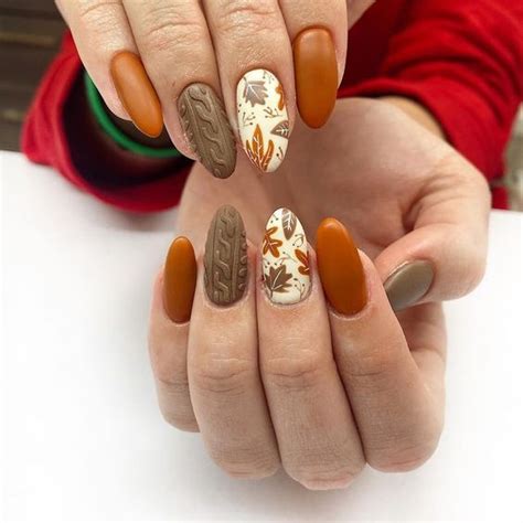 Diseños Con Hojitas De Otoño Para Tus Uñas Es La Moda