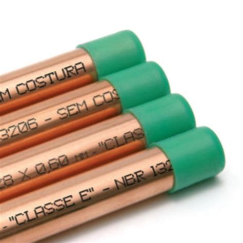 Tubo De Cobre Classe E 128 Mm Eluma Plastolândia